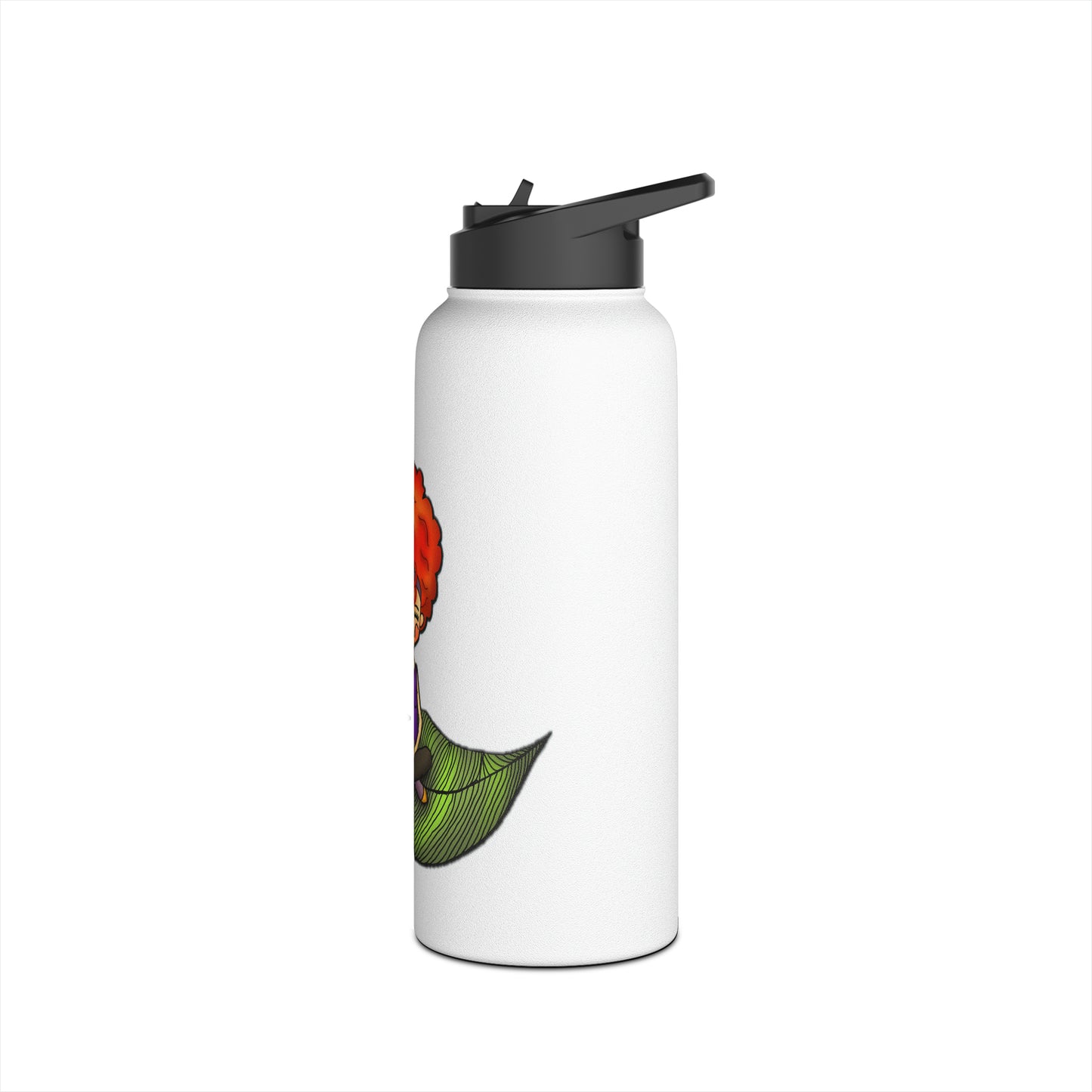 Rojita Yoga Stainless Steel Water Bottle, Standard Lid