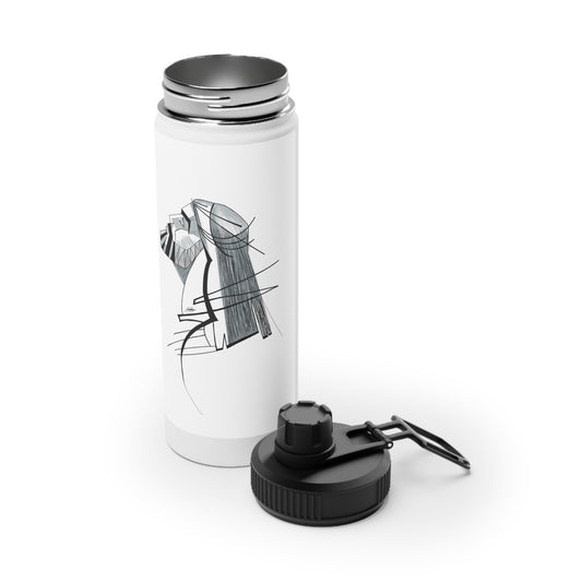 Stainless Steel Water Bottle, Sports Lid